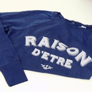 Threads 4 Thought Sweaters - Raison D'Etre Print Crewneck Sweatshirt BNWOT Threads 4 Thought Sweaters - Raison D'Etre Print Crewneck Sweatshirt BNWOT